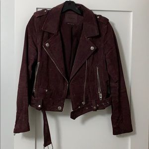 BlankNYC suede moto jacket